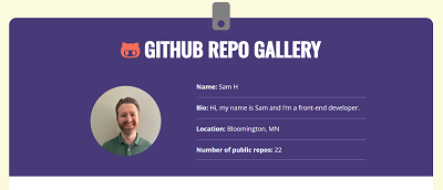 GitHub Repo Gallery